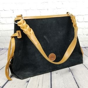 MGL COLLECTION | vintage suede leather tote bag purse